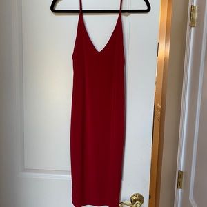 Red Midi Dress